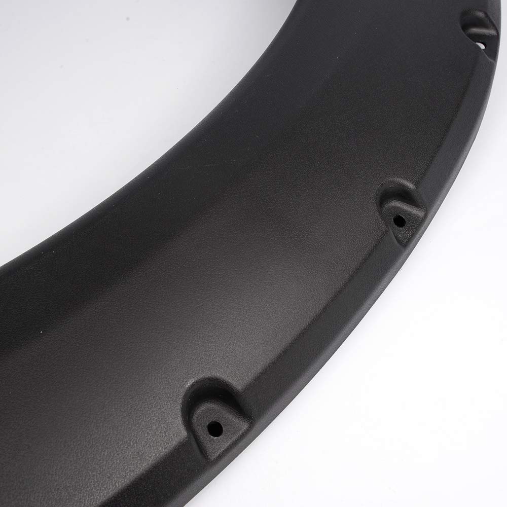 GRAND ORANGE Wheel Fender Flares, Compatible with 1999-2007 Ford F250 F350 Super Duty Styleside Only (Do Not Fit Dually Models), Pocket Textured Riveted Style Accessories - Image 7