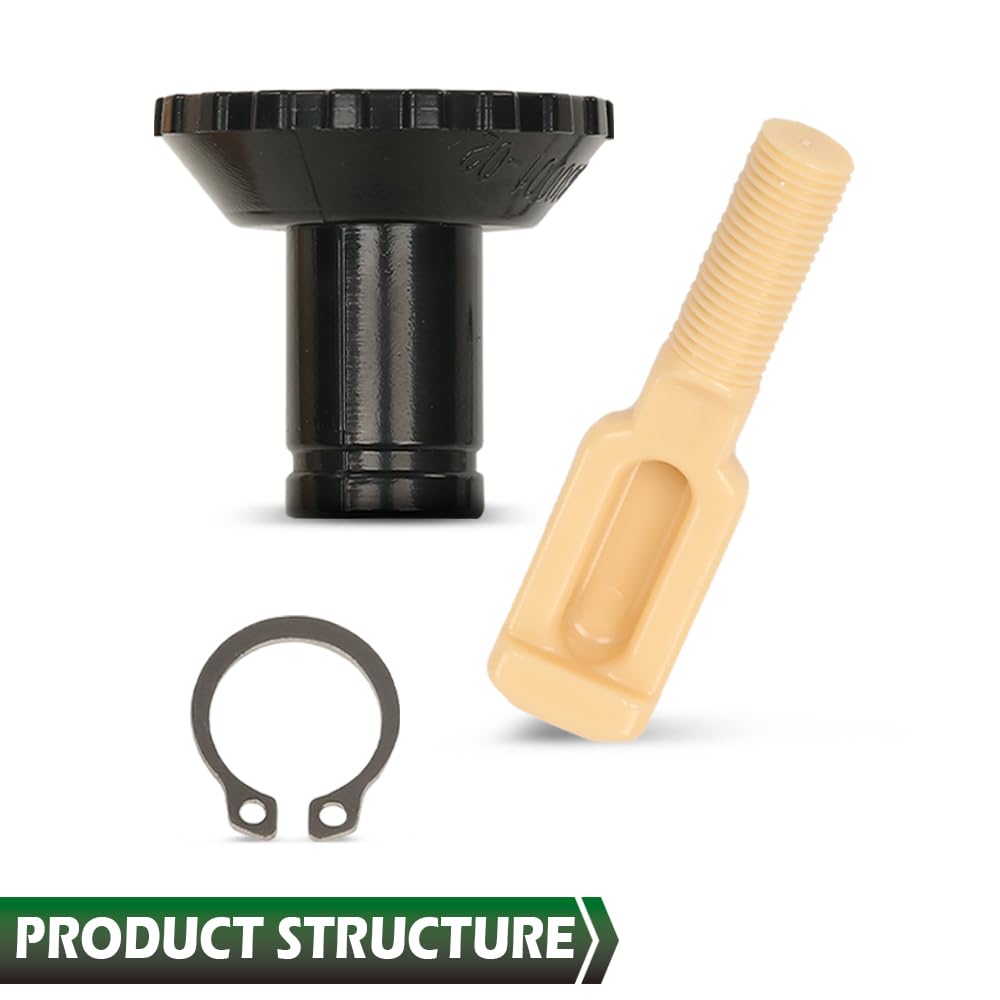 LQI Idle Adjustment Knob, Screw and Retainer Clip Compatible with Johnson Evinrude OMC Motors Fit 1974-1985 9.9HP & 15HP Models 0387272, 387272, 0766451 - Image 5