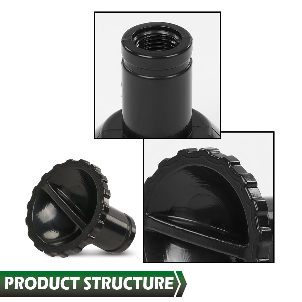 LQI Idle Adjustment Knob, Screw and Retainer Clip Compatible with Johnson Evinrude OMC Motors Fit 1974-1985 9.9HP & 15HP Models 0387272, 387272, 0766451 - Image 7