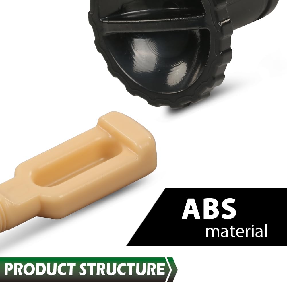 LQI Idle Adjustment Knob, Screw and Retainer Clip Compatible with Johnson Evinrude OMC Motors Fit 1974-1985 9.9HP & 15HP Models 0387272, 387272, 0766451 - Image 9