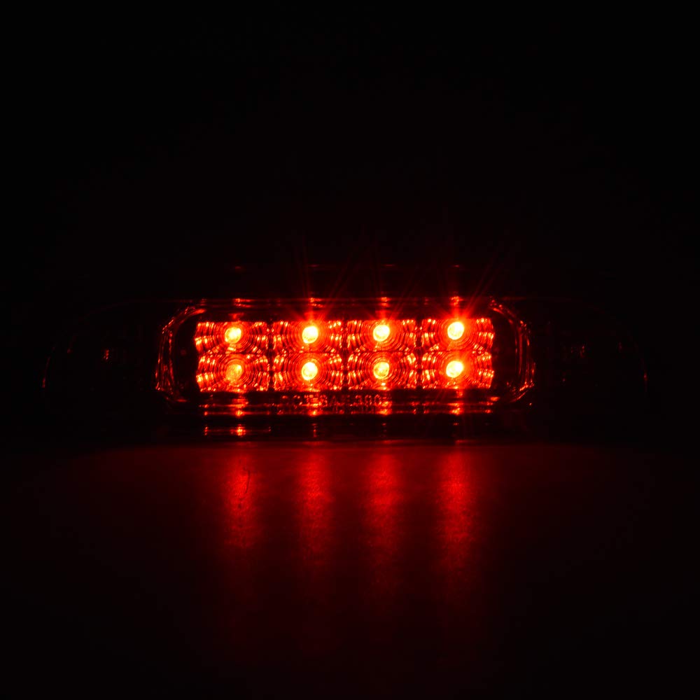 VRracing Front Rear LED Third 3rd Brake Light Stop Lamp Compatible For Jeep Grand Cherokee 1999 2000 2001 2002 2003 2004 Red Lens - Image 6