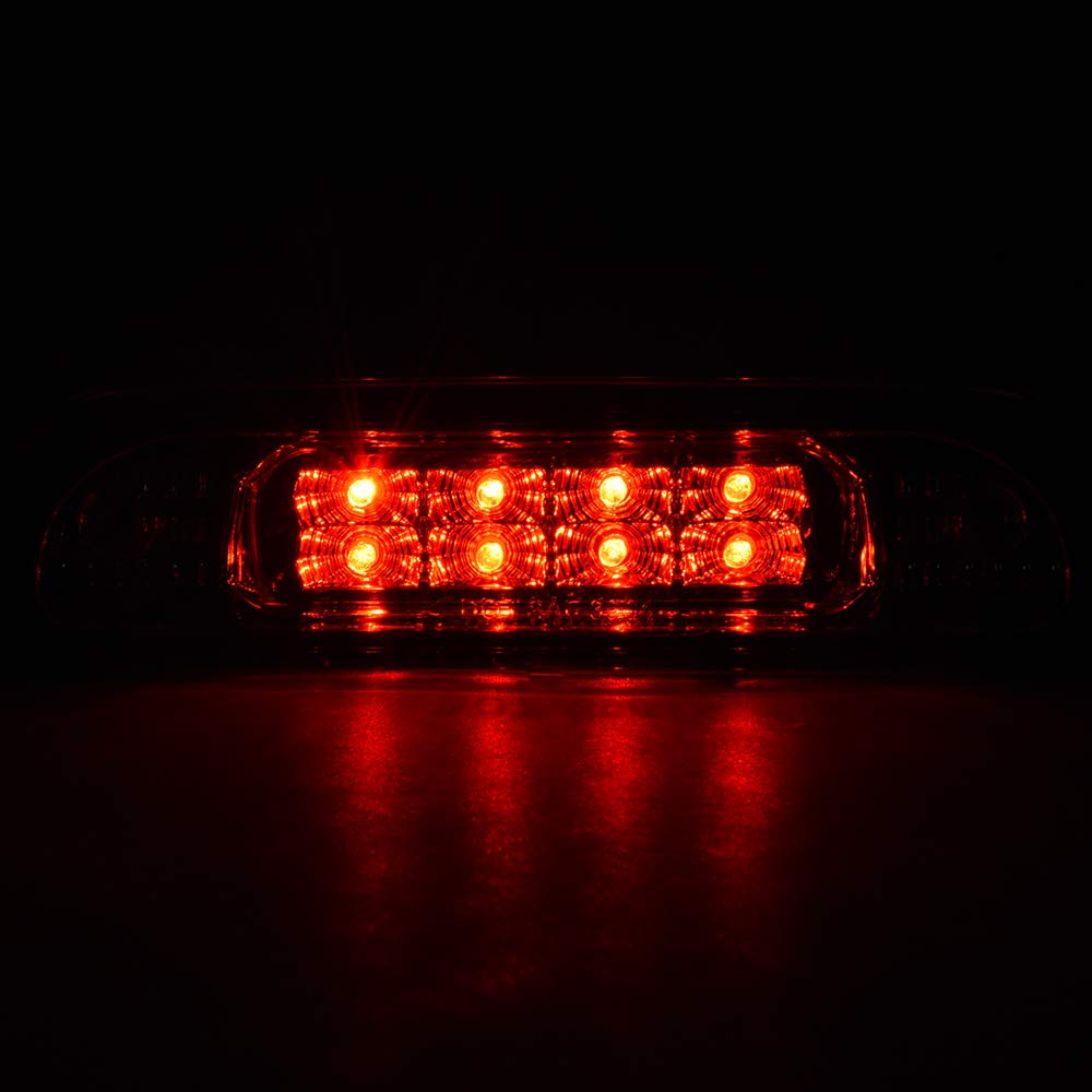 VRracing LED 3rd Brake Tail Brake Light Rear High Mount Tail Stop Lamp Compatible For Jeep Grand Cherokee 1999-2004 Clear Lens - Image 6