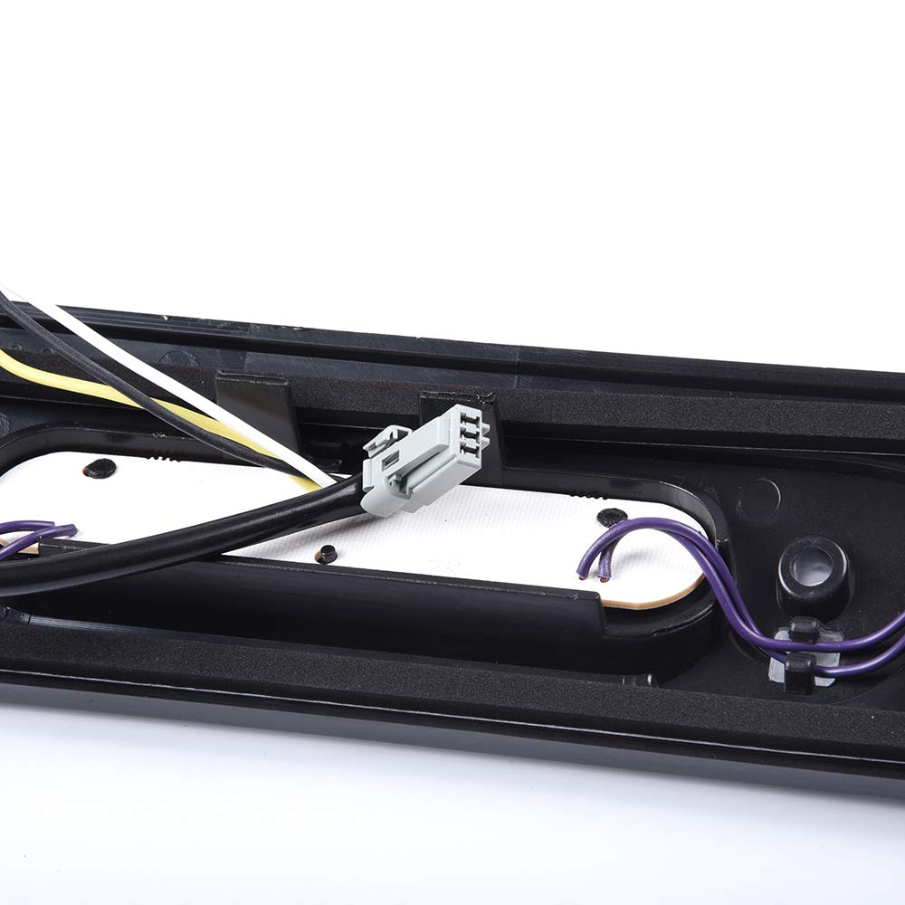 VRracing LED Third Brake Lights Cargo Lamp Center High Cap Mount Tail Light Chrome Housing Compatible For Ford F-150 F150 2015-2019 2016 2017 2018 - Image 5